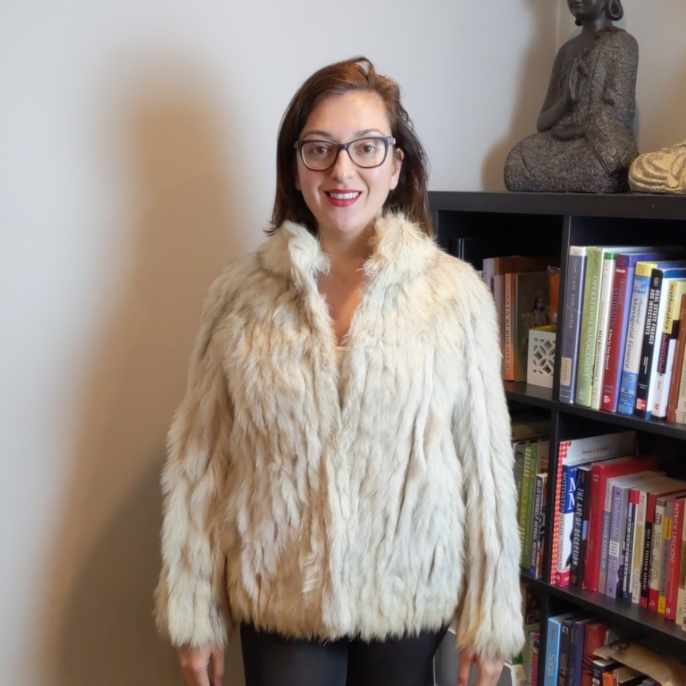 Blue Fox Saga Fur Coat